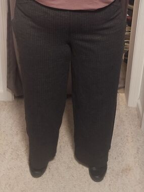 Torrid Women's Dark Gray Pinstripe Dress Pants